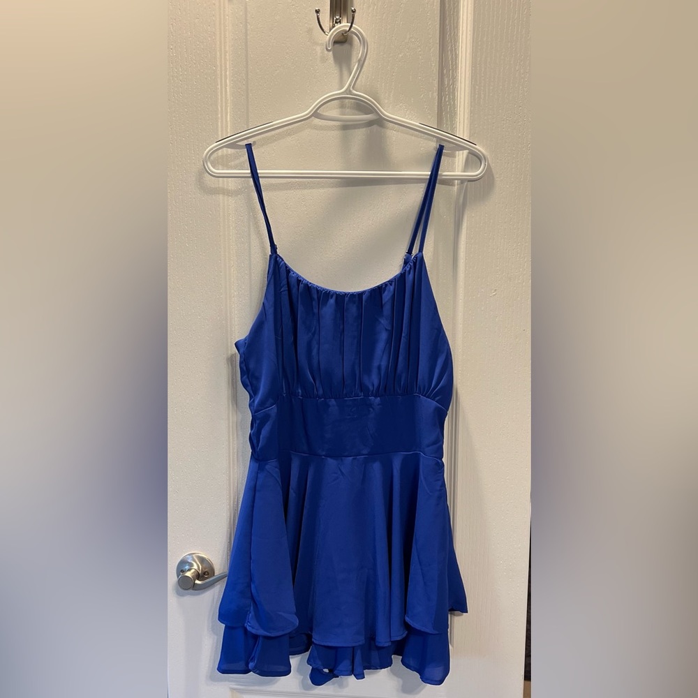 Royal Blue Romper Sz Medium